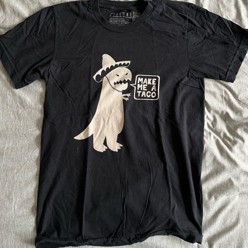 Make Me a Taco T-shirt by Seibei, hipster, emo, quirky, drawing